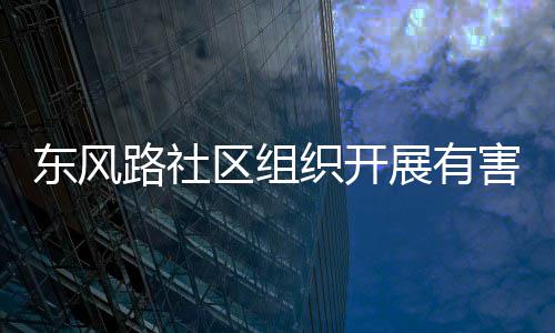 织开展有东风害垃活动路社圾收集日区组
