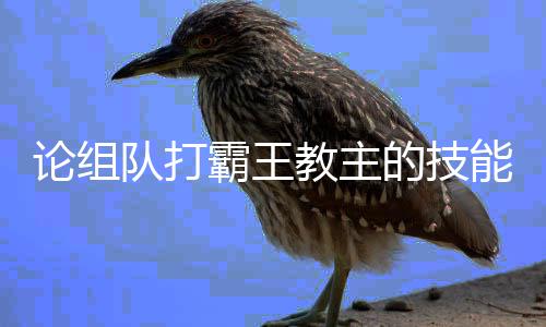 霸王能队打的技论组教主